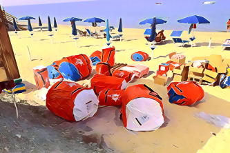 Lecker Essen und ganz viel Wasserspass am Strand von S. Andrea, Kalabrien, Italien – Interview
