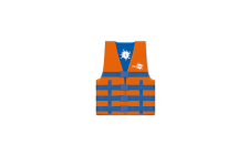 aquafun Adicionais aquafun Vest L orange