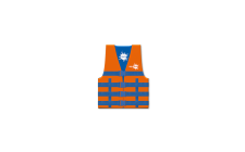 aquafun Suppléments aquafun Vest Youth orange